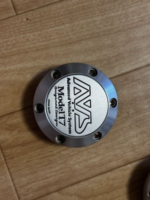 JDM AVS Model T7 Aftermarket Used Wheels Center Caps Center Covers Emb (No Tires) - Image 5