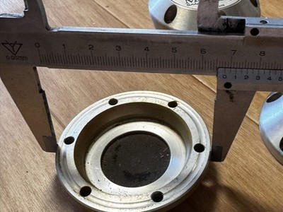 JDM AVS Model T7 Aftermarket Used Wheels Center Caps Center Covers Emb (No Tires) - Image 6