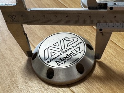 JDM AVS Model T7 Aftermarket Used Wheels Center Caps Center Covers Emb (No Tires) - Image 7