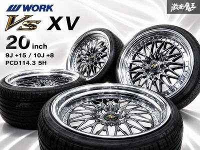 JDM Top-quality 3-piece wheels WORK VS XV 20x9J +15 / 10J +8 PCD114.3 5 (No Tires)