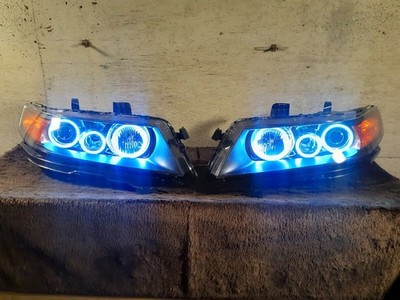 JDM CL7 ACCORD Euro R Accord Euro R Triple COB Angel Eye Headlights Bl (No Tires)