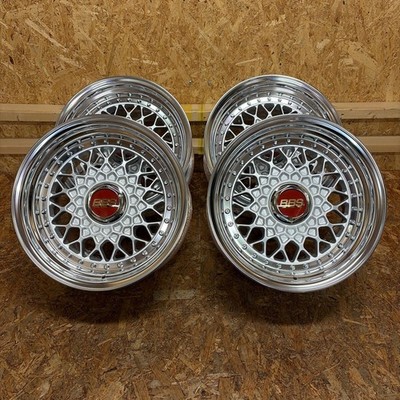 JDM Rare BBS RS176 Re-barreled 15x8J-2 114.3/5-hole Crown Mark II Soare (No Tires)