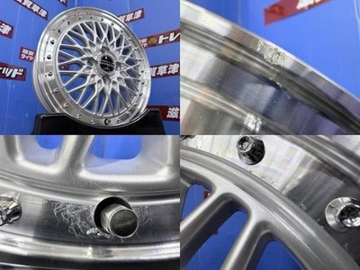 JDM N-BOX Spacia Roox Move 4-Wheel Set : Mesh Aluminum Wheels 154H PCD10 (No Tires) - Image 7