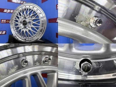 JDM N-BOX Spacia Roox Move 4-Wheel Set : Mesh Aluminum Wheels 154H PCD10 (No Tires) - Image 8