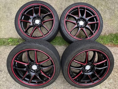 JDM WORK EMOTION CR kiwami wheels 7.5j +47 PCD100 suitable for 18 Priu (No Tires)