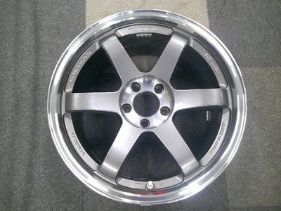 JDM Rays Volk Racing TE37SL 18x9.5J +22 PCD114.3 5H Skyline GT-R Fairl (No Tires)