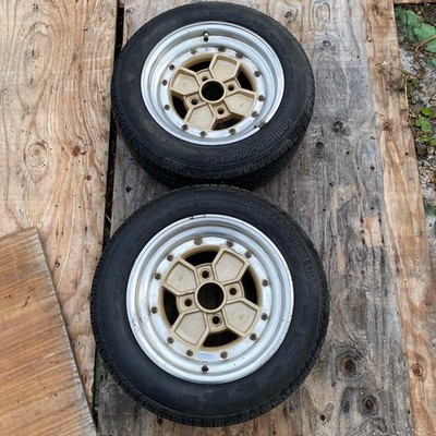 JDM Old car CRIMSON ZEOCOMPE 4-hole 114.3 2-Wheel Set (No Tires)