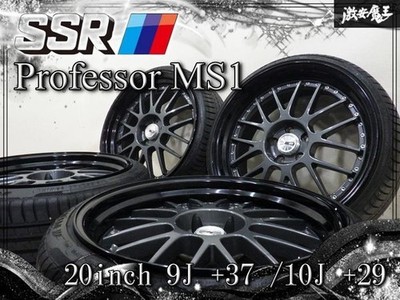 JDM Deep rims SSR Professor MS1 20x9J +37 / 10J +29 PCD114.3 5H 2025 mo (No Tires)