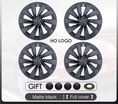 JDM Tesla Model Y Juniper 2025-20 Wheel Caps Matte Black (No Tires) - Image 6