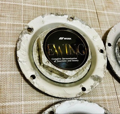 JDM WORK EWING Wheel Center Cap 4-Individual Set (No Tires) - Image 2