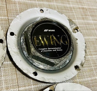 JDM WORK EWING Wheel Center Cap 4-Individual Set (No Tires) - Image 3