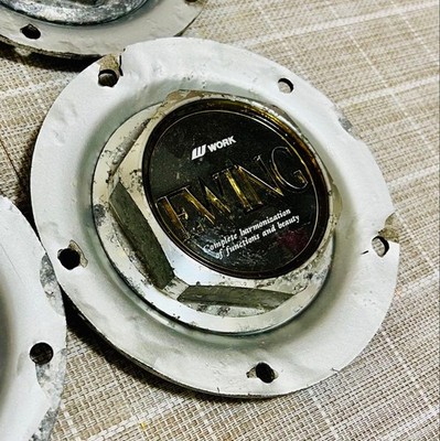 JDM WORK EWING Wheel Center Cap 4-Individual Set (No Tires) - Image 4