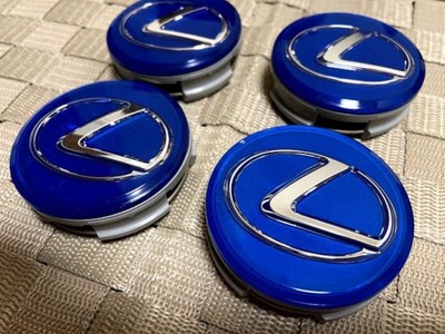 JDM Genuine LEXUS center cap modified heat blue. (No Tires) - Image 3