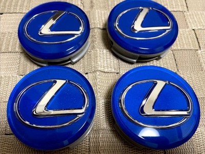 JDM Genuine LEXUS center cap modified heat blue. (No Tires) - Image 4