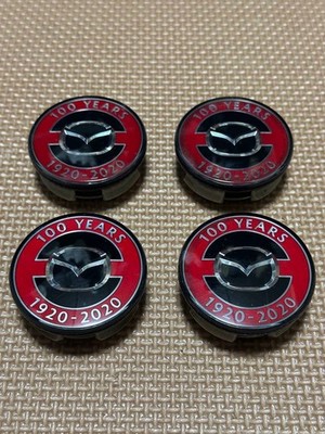 JDM Rare Mazda 100th Anniversary Special Commemorative Center Cap 4 In (No Tires)