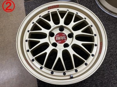 JDM BBS LMP078 LMP079 4Wheels 18x8+35 9+35 5x114.3 66 F1 Gold (No Tires) - Image 4