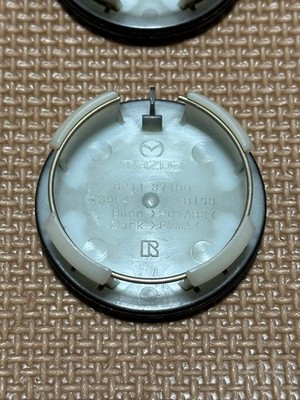 JDM Rare Mazda 100th Anniversary Special Edition Center Caps 4 Individ (No Tires) - Image 8