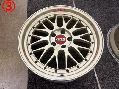 JDM BBS LMP078 LMP079 4Wheels 18x8+35 9+35 5x114.3 66 F1 Gold (No Tires) - Image 6