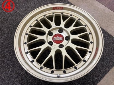 JDM BBS LMP078 LMP079 4Wheels 18x8+35 9+35 5x114.3 66 F1 Gold (No Tires) - Image 8
