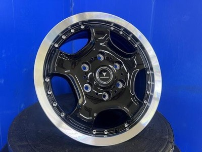 JDM 200 Series Hiace 4-Wheel Set WEDS NOVARIS black JWL-T 16-inch 6H 6-hole (No Tires) - Image 2