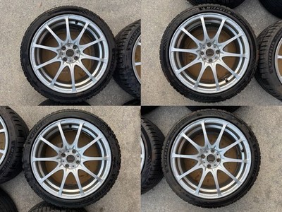JDM RAYS VOLK RACING CE28NF 17x7.5J +43 PCD100 4H 4-Wheel Set Discontinued MI (No Tires) - Image 2