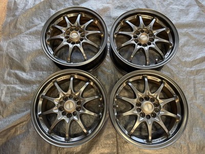 JDM Rare out-of-print Rays CE28 ECO drive GEAR 15x6j+35 5-hole PCD100 (No Tires)