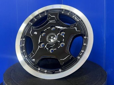 JDM 200 Series Hiace 4-Wheel Set WEDS NOVARIS black JWL-T 16-inch 6H 6-hole (No Tires) - Image 3