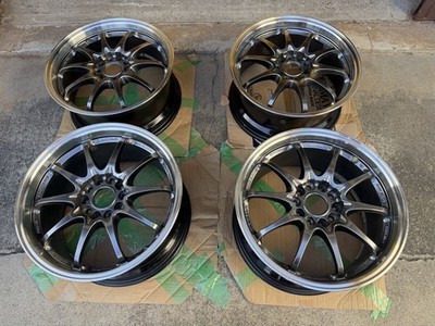 JDM RAYS S2000 Exclusive Size CE28N Rare Color Formula Silver/Diamond (No Tires)