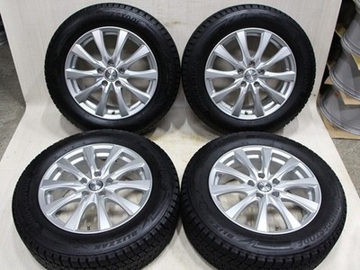 JDM C286 WEDS JOKER 17X7J+48 PCD114.3 Bridgestone BLIZZAK DM-V3 225/60 (No Tires)