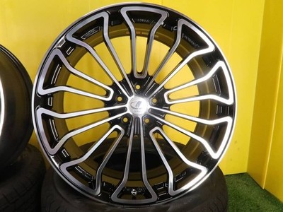JDM Used Wheel Set 4-Wheel IMPUL SCULLA 21x9J +49 5H 114.3 for Nissan E (No Tires) - Image 4