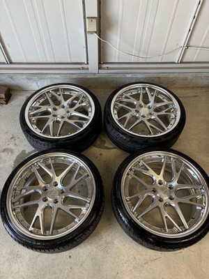 JDM WORK GNOSIS 19-inch Tire and Wheel Set 4-piece set (No Tires)