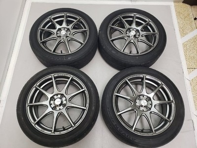 JDM Minor scratches WEDS Sports SA99R AMF 16in 6.5J +42 100/4H Bonus 1 (No Tires)