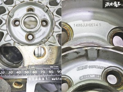 JDM Tire treads remainingMazda genuine option BBS NA6CE NA8C NA Roadst (No Tires) - Image 7