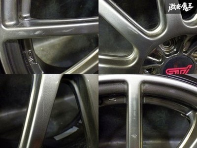 JDM Excellent condition Subaru genuine optional STI 18x7.5J +55 PCD100 (No Tires) - Image 6