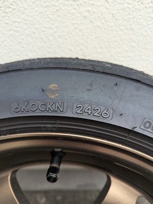 JDM Used 4-Wheel Set wheels with tires bronze finish RAYS VOLK RACING TE37V (No Tires) - Image 10