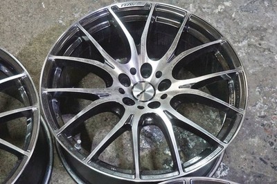 JDM RAYS Village HOMURA 2x7 colorDR 20inc 9.5J +38 PCD114.3 Lexus Crow (No Tires) - Image 3