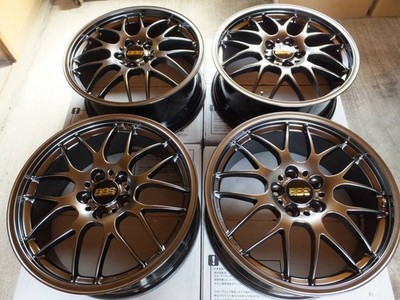 JDM ・BBS RG-R RG792DB 19x8J 112/5-hole Inset 50 4-Wheel Set (No Tires)