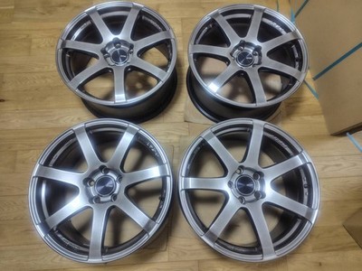 JDM ENKEI Performance Line PF07 18x8.5J Offset +45 Refurbished no scra (No Tires)