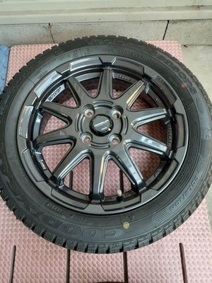 JDM Kyoho aluminum wheels with Goodyear All Seasons tires 165/60R15 4 (No Tires) - Image 4