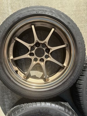JDM RAYS VOLK RACING CE28N 15x7J +35 PCD100 4-hole Bronze 4-Wheel Set Mi (No Tires) - Image 2