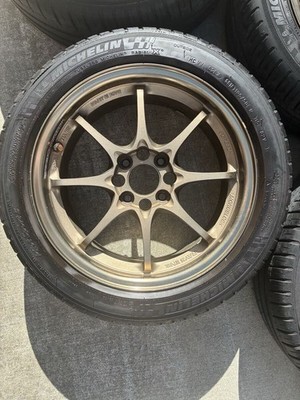 JDM RAYS VOLK RACING CE28N 15x7J +35 PCD100 4-hole Bronze 4-Wheel Set Mi (No Tires) - Image 5