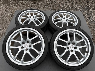 JDM RAYS genuine forged wheels Skyline Coupe CPV35 late model; also fi (No Tires) - Image 2