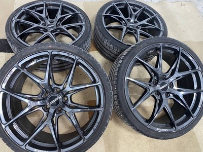 JDM RAYS 8.5J+38 PCD114.3 5H 245/30R20 VERSUS VV21S jetblack 205 holes (No Tires)