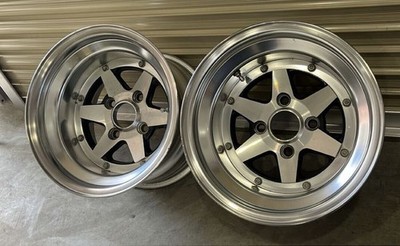 JDM Rare SSR SPEED STAR Longchamp 14x9.5J-18 4H PCD114.3 B-type 2-Wheel Set L (No Tires) - Image 2