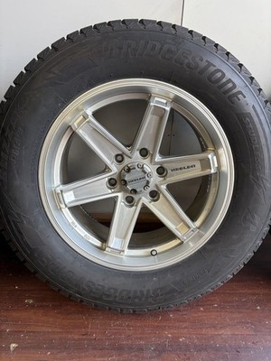 JDM Weds Keeler 18-inch aluminum wheels 265/60/18 Bridgestone DM-V3 (No Tires) - Image 4
