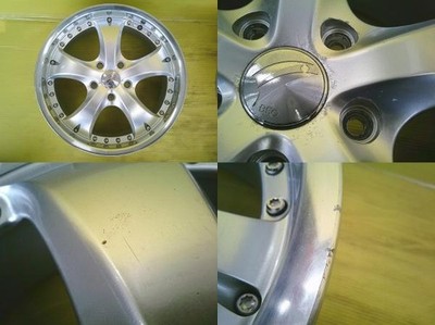 JDM Used aluminum wheels for C-HR Estima 17x7.0J +52 5H PCD114.3 Dunlop (No Tires) - Image 2