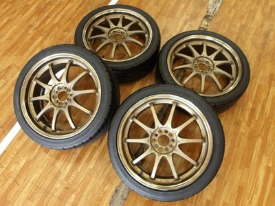 JDM O Forging RAYS Volk Racing CE28N 18 5H100 7.5J+47 Dunlop 225/40R18 (No Tires)