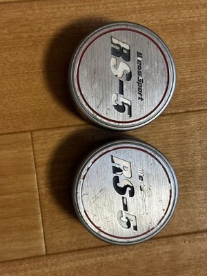 JDM Used WEDS SPORT RS-5 aluminum wheel center caps 2 pieces sold sepa (No Tires)