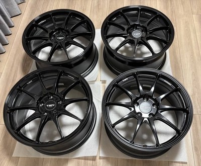 JDM TWS RS317 8.5J-18 +44 5H114.3 Graphite Black Forged Lightweight Su (No Tires) - Image 5