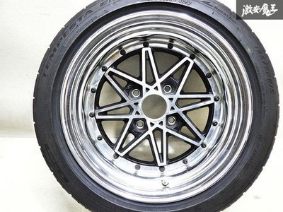 JDM No distortionWORK Equip EQ3/N 03 15x8J +7 PCD114.3 4-hole deep rim (No Tires) - Image 2